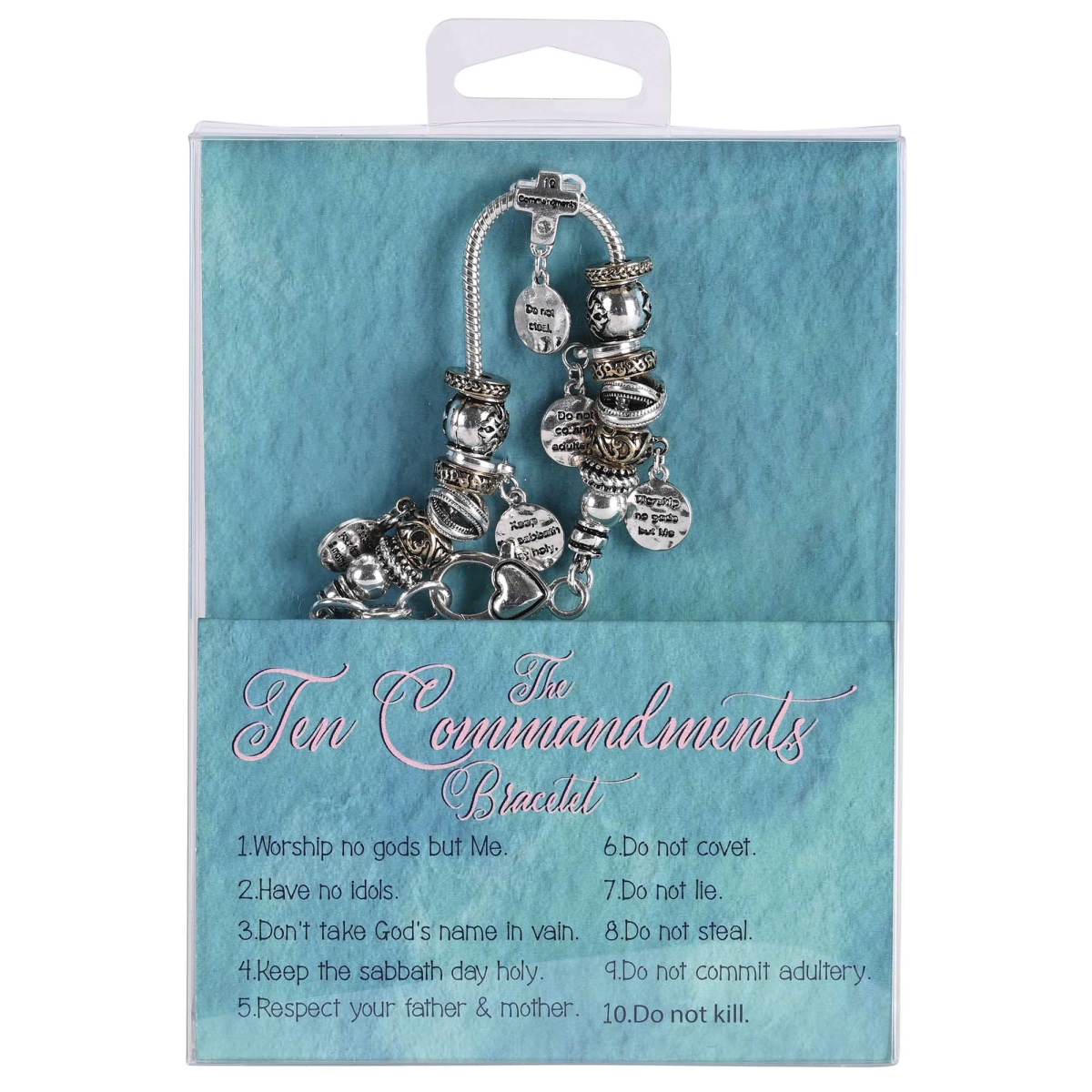 35-8123 Bracelet 10 Commandments Multi Bead