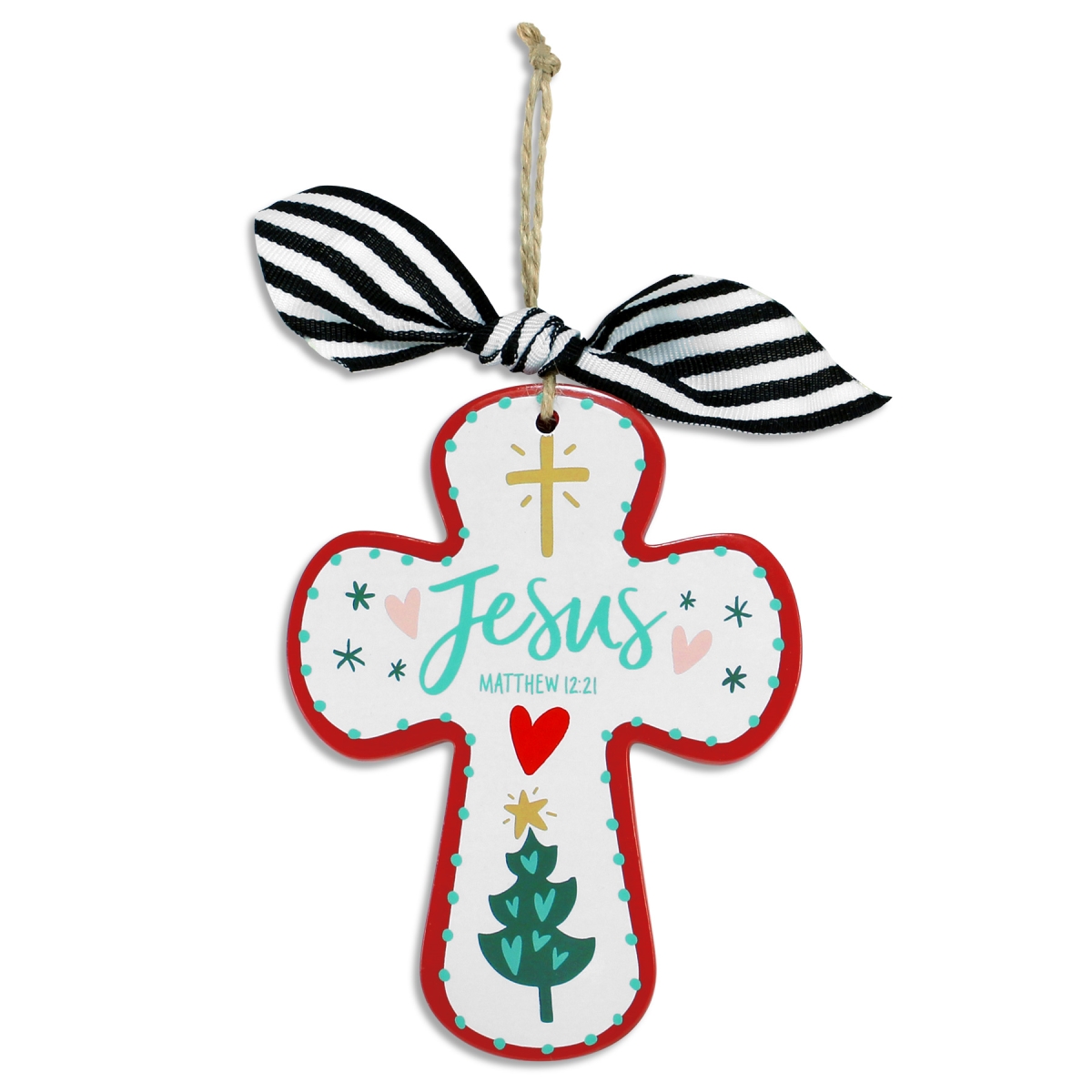 12897 Christmas Ornament Jesus Merry Bright