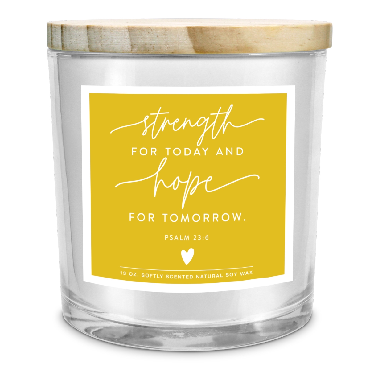 35012 Soy Candle Strength For Today 13 Oz