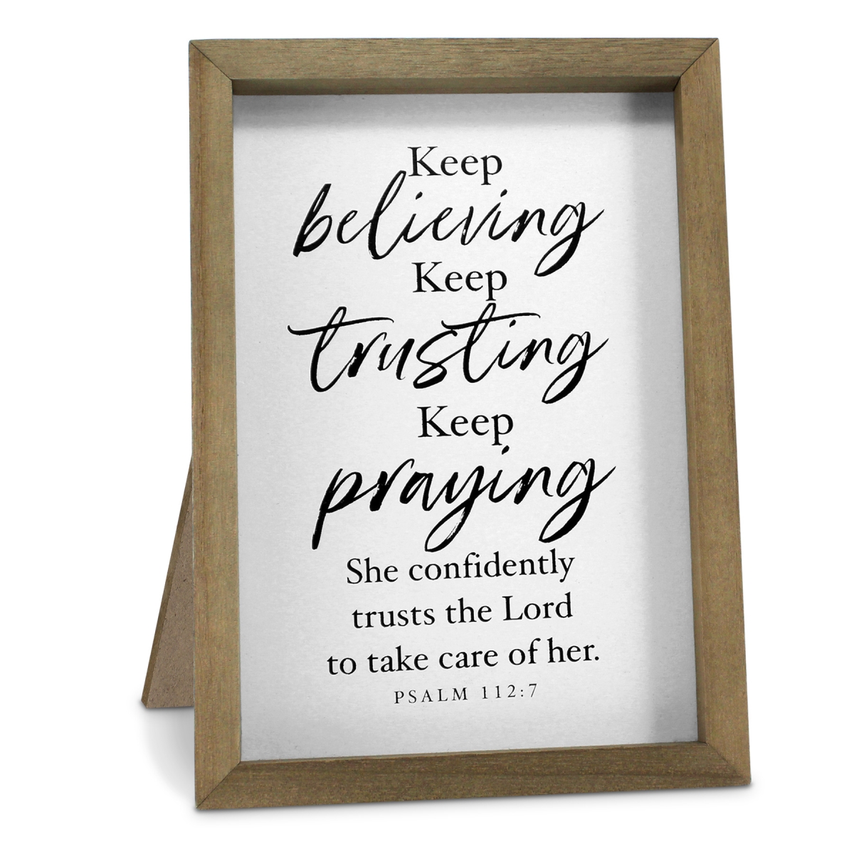 40243 Tabletop Keep Believing Trusting Praying