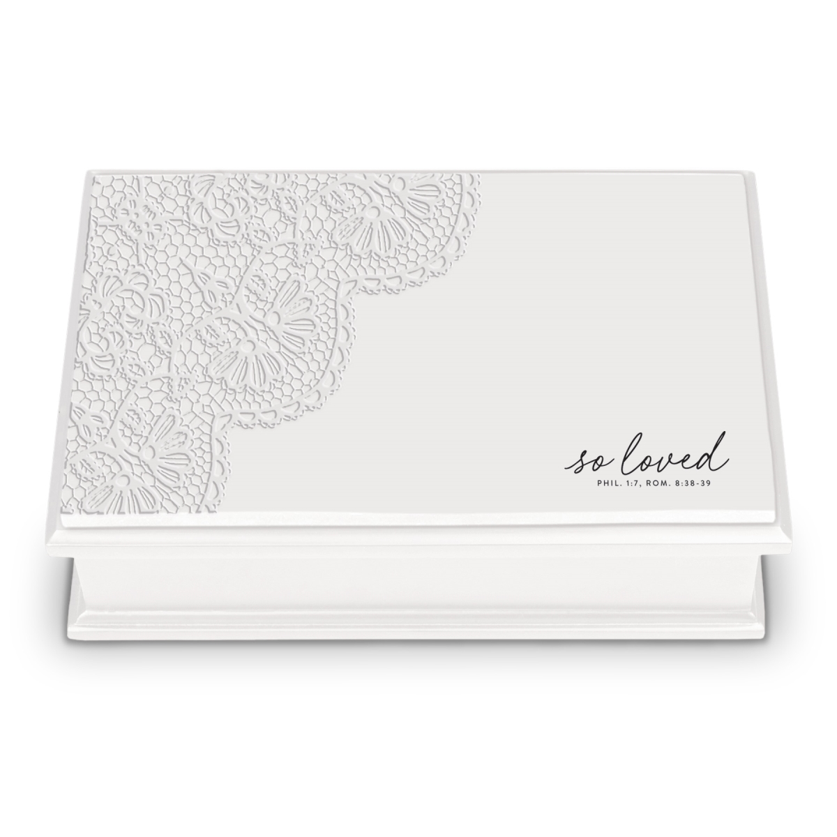 40166 Keepsake Box So Loved Lace Top