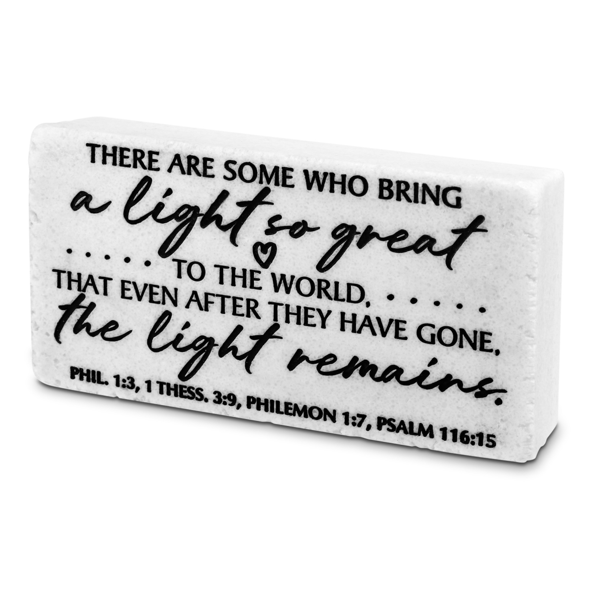40195 Tabletop Scripture Block Light So Great