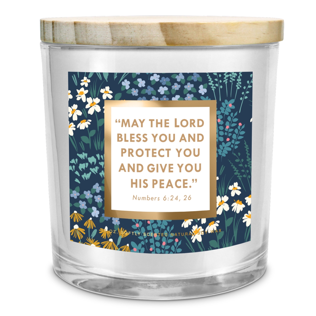 35014 Soy Candle May The Lord Bless You 13Oz