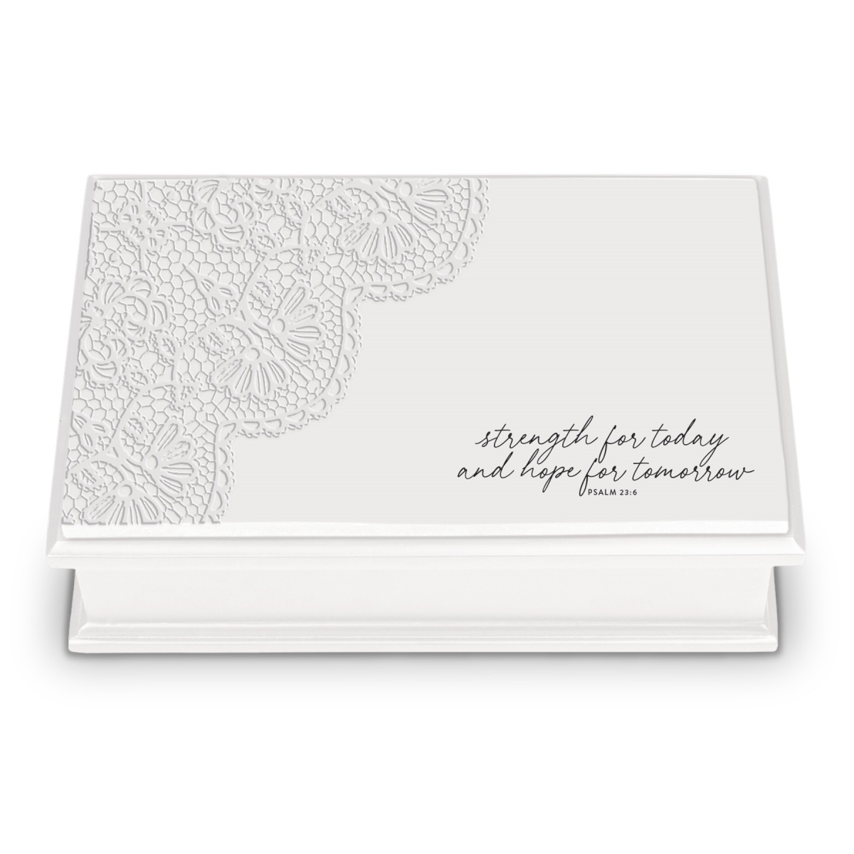 40165 Keepsake Box Strength For Today Lace Top
