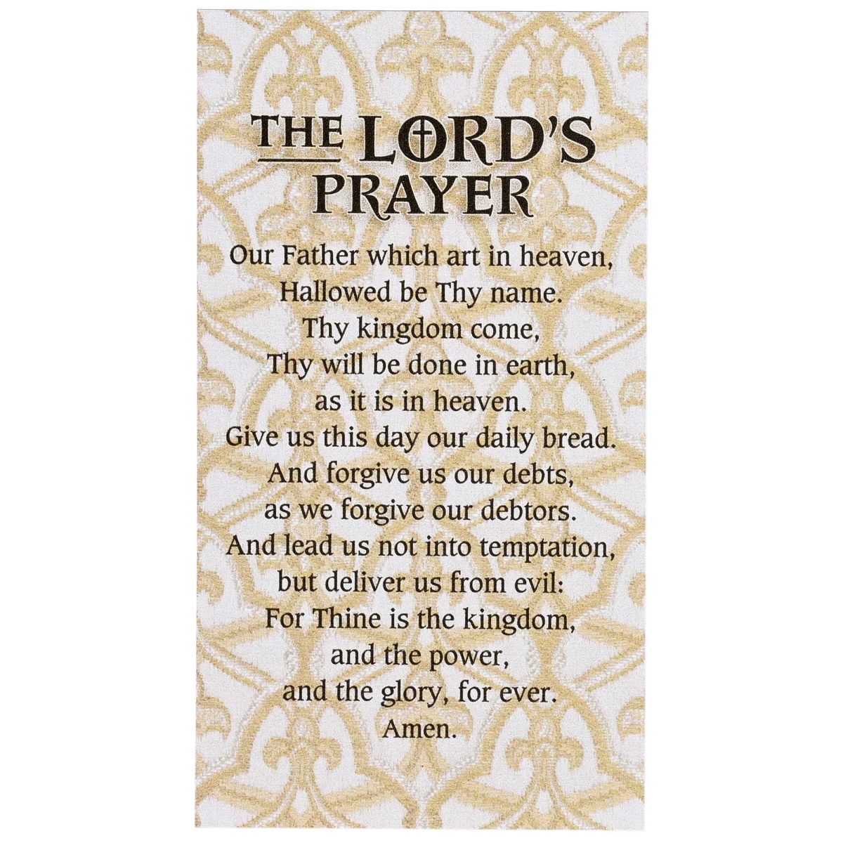MAG-1051 Magnet The Lords Prayer KJV 2.75x5