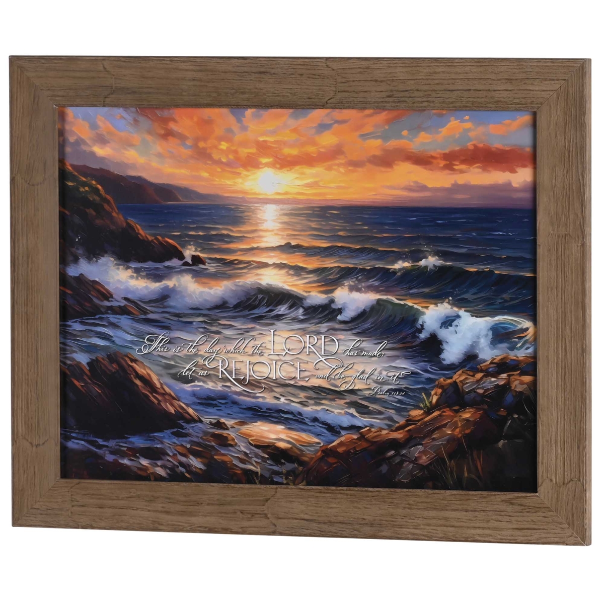 Picture of Dicksons 28BW-2015-847 Framed Wall Art This Is The Ps. 118:24