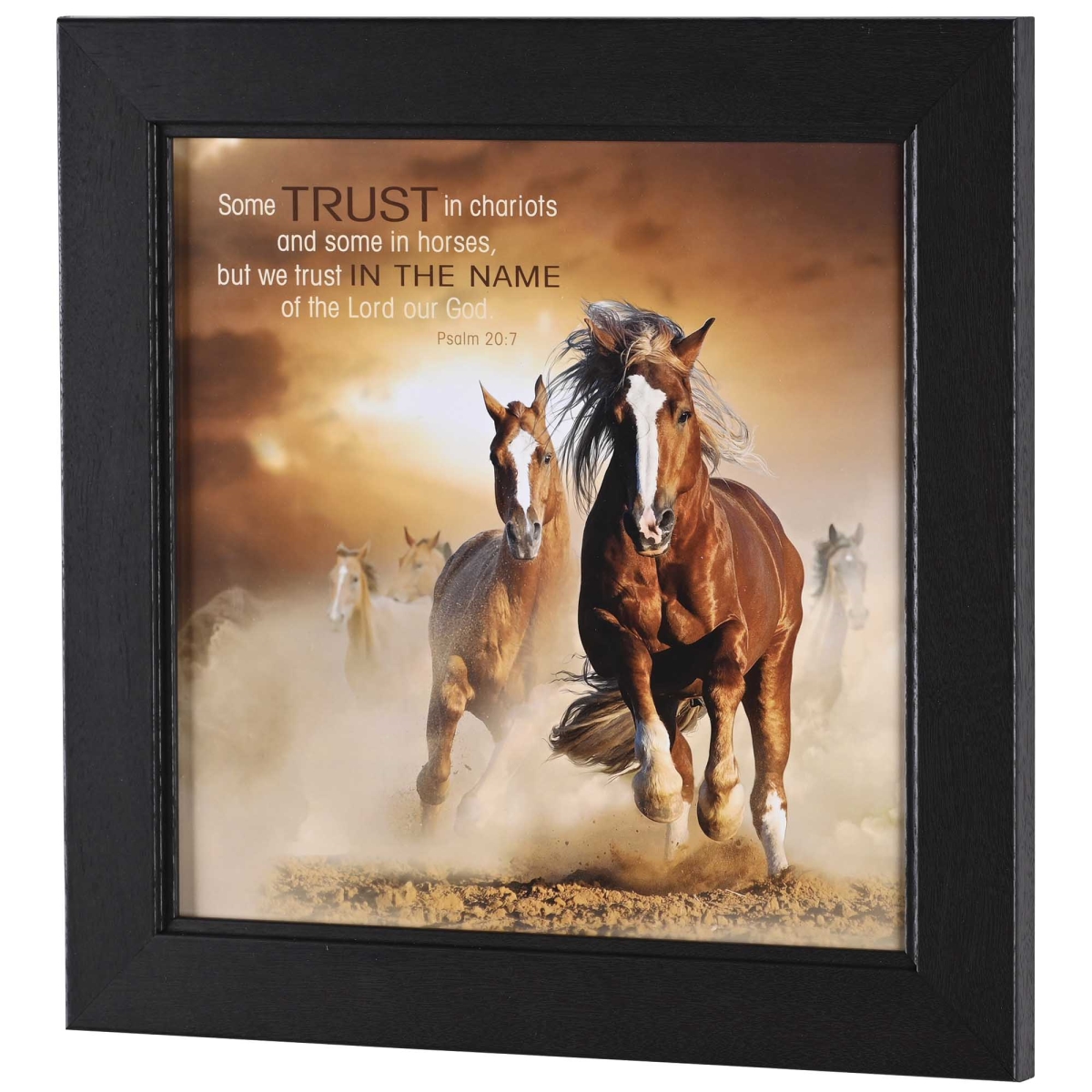 Picture of Dicksons 62CB-1212-849 Framed Wall Art Some Trust In Chariots