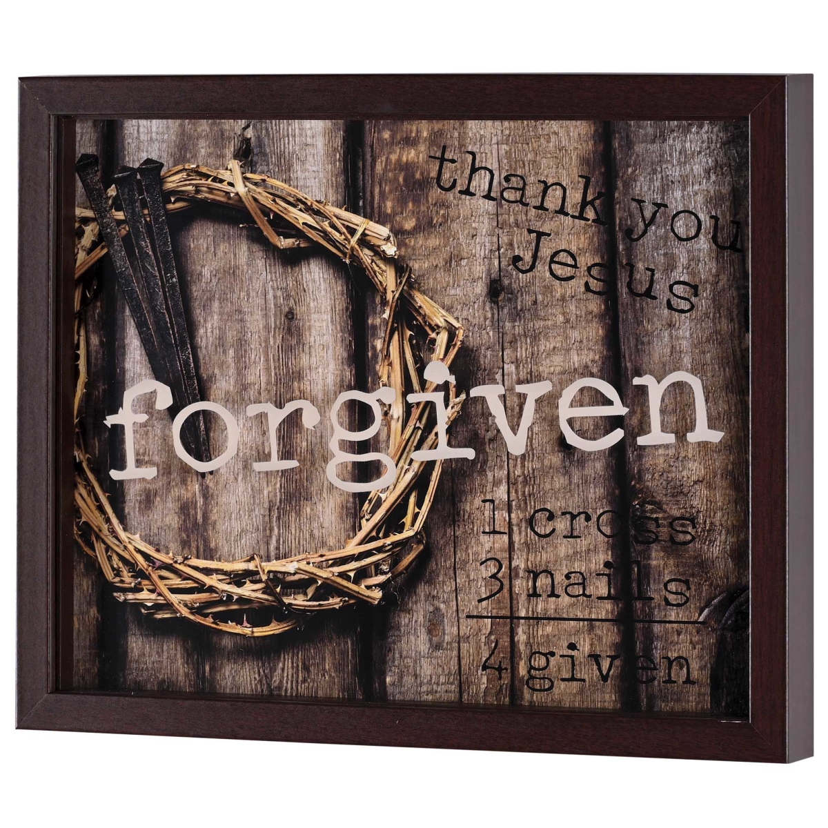 FRMWDWAL-1411-27 Framed Wall Art Forgiven 14x11