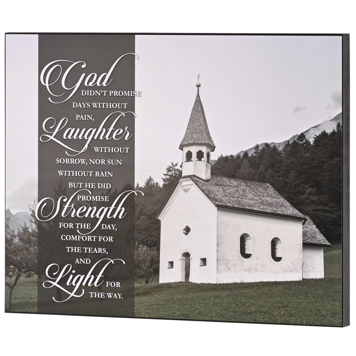 PLK1411-360 Wall Plaque God Did Not Promise