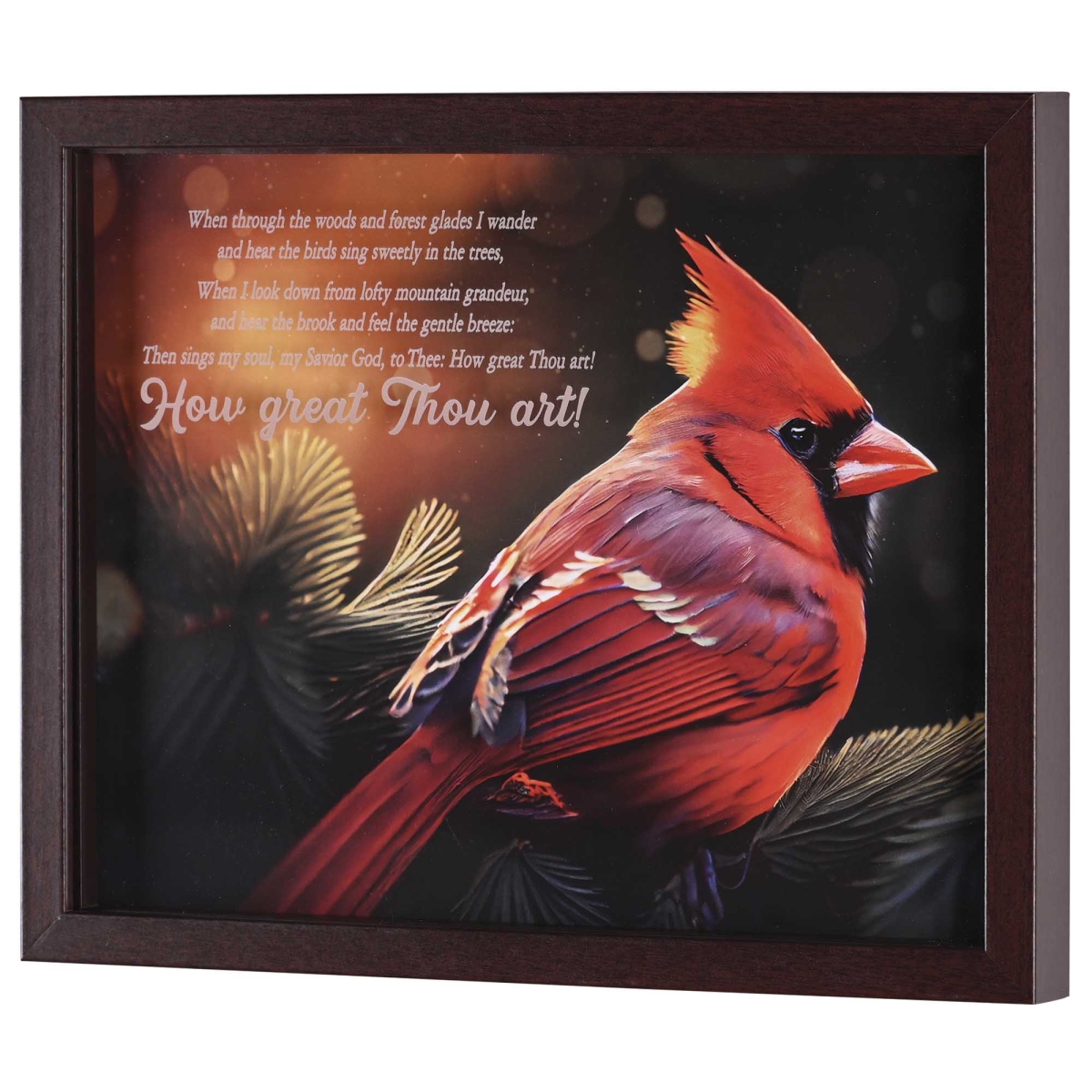 FRMWDWAL-1411-25 Framed Wall Art How Great Thou Art 14x11