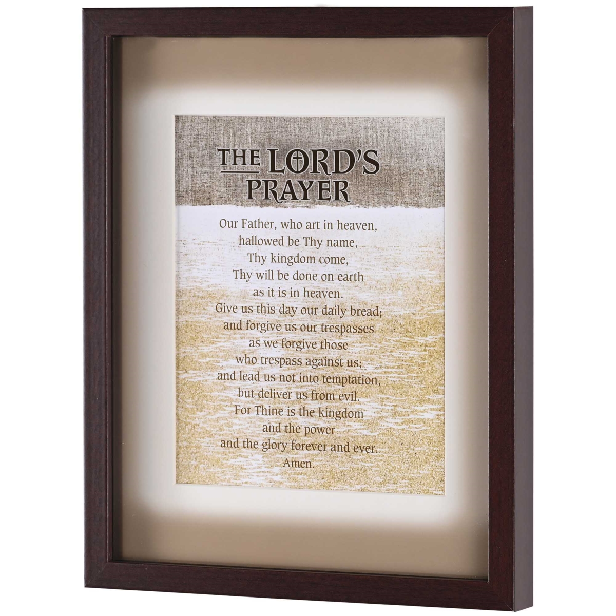 FRMWDWAL-1114-42 Framed Wall Art The Lords Prayer 11x14