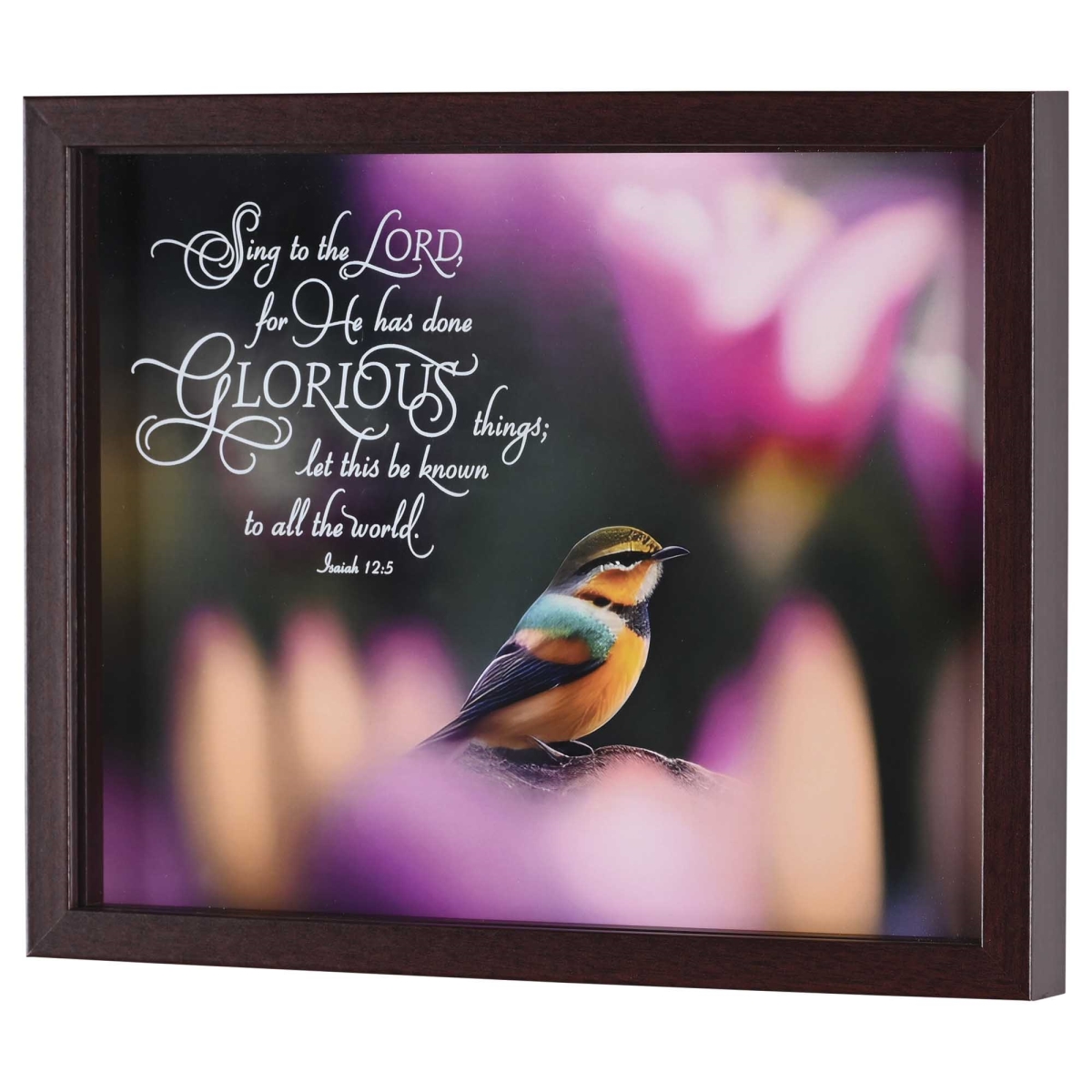 FRMWDWAL-1411-26 Framed Wall Art Sing To The Lord 14x11