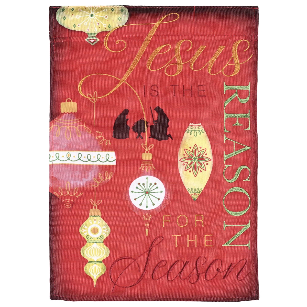 FLAG-2143 Flag Jesus The Reason Whimsical 13x18