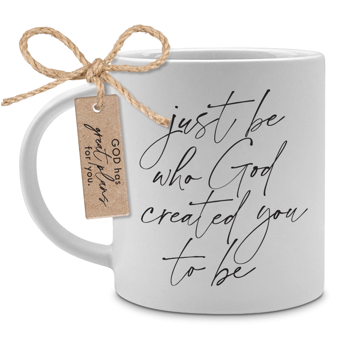 Picture of LCP 18478 Mug White Just Be 18 Oz Ephesians 1