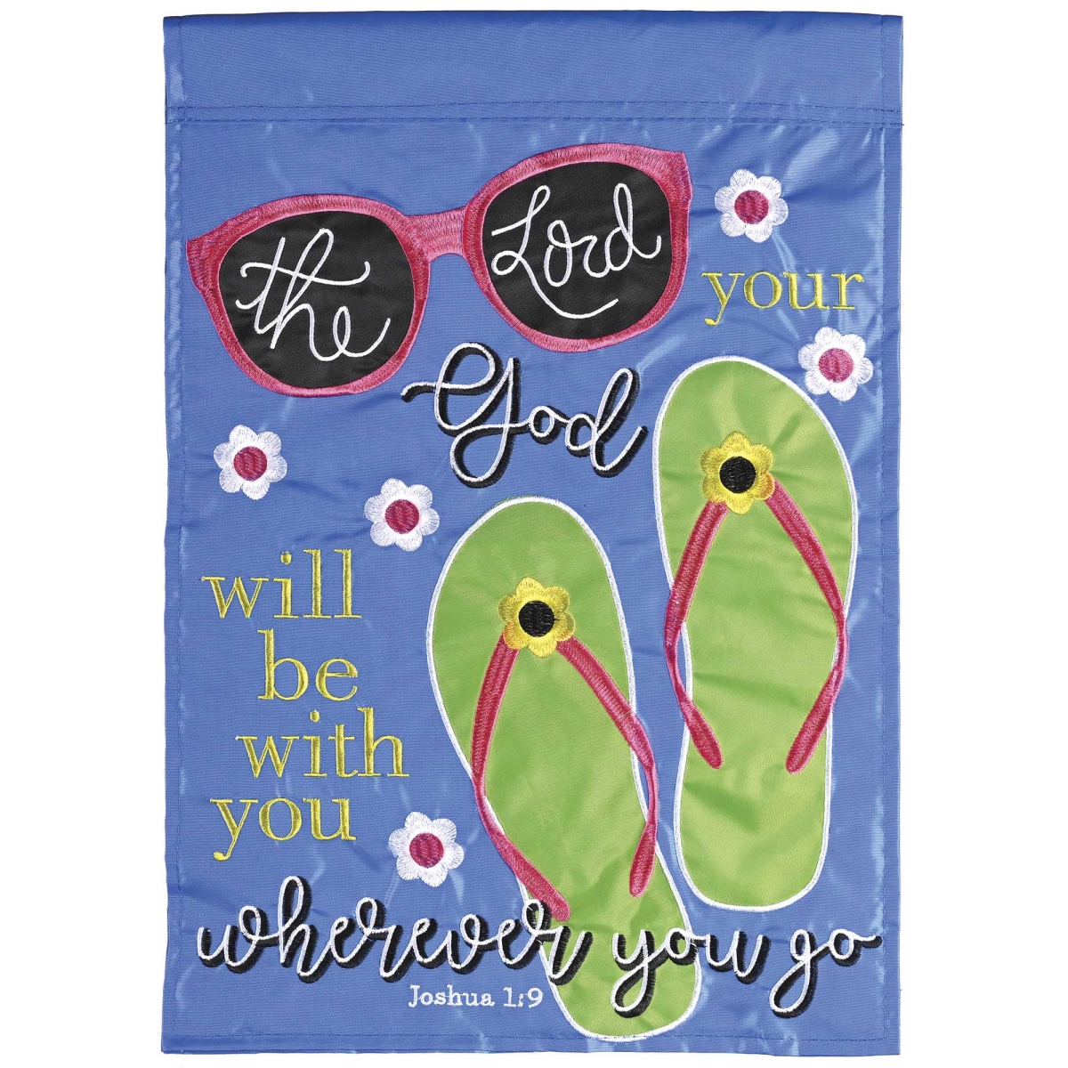 FLAG-2152 Flag God Will Be With You 13x18
