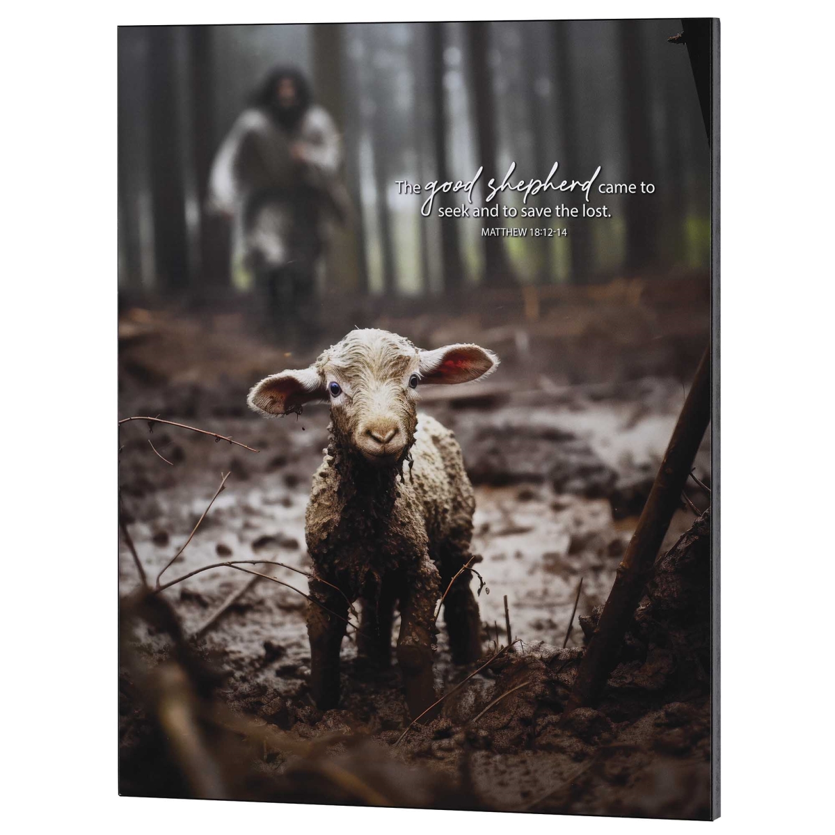 PLK1620-374 Wall Plaque The Lost Lamb Matt. 18:12-14