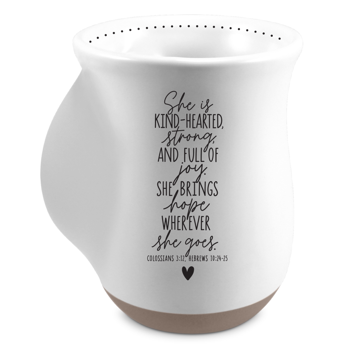 Picture of LCP 18336 Handwarmer Mug White She Is Kind Hearted