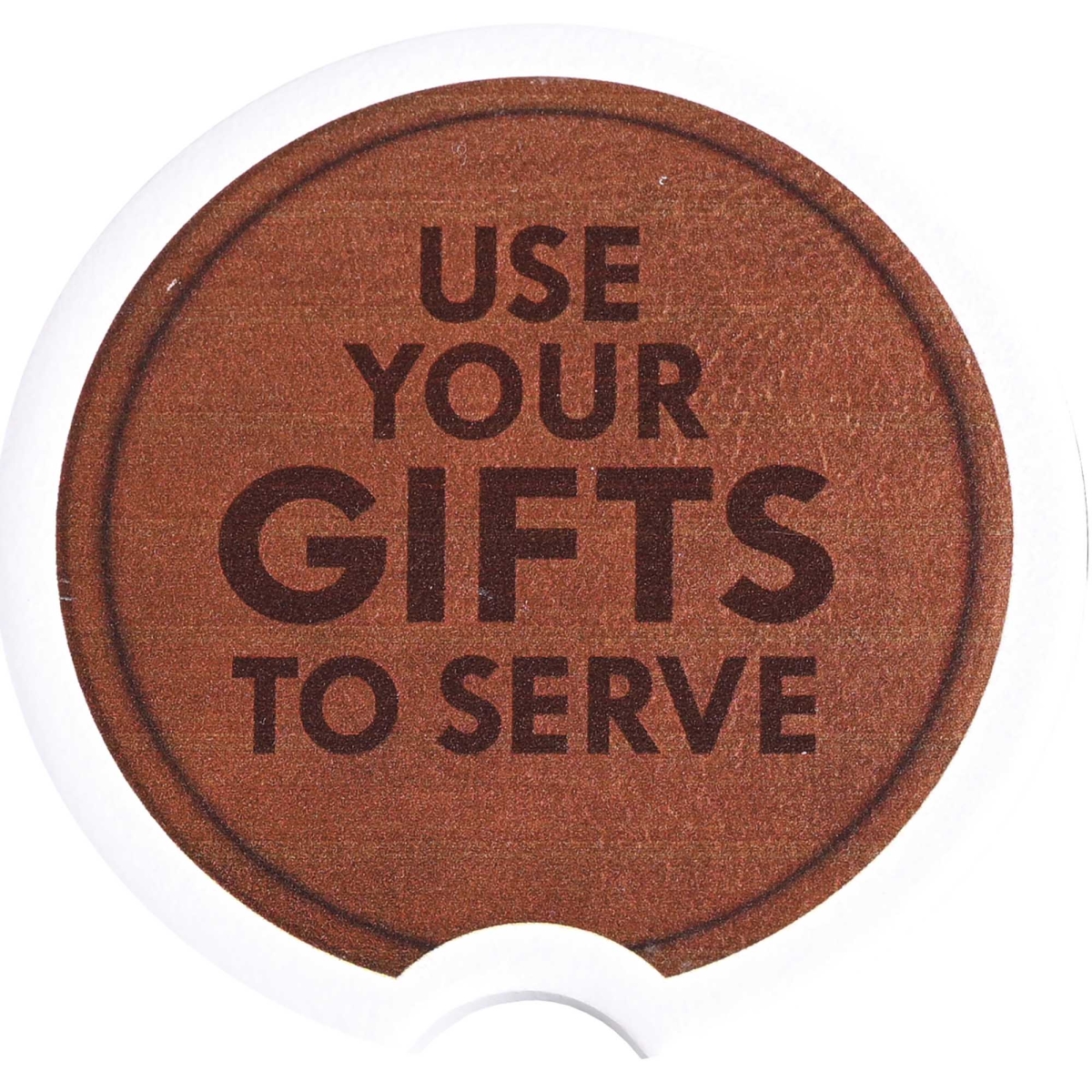 CC-46 Car Coasters Use Your Gifts To Serve 2Pk