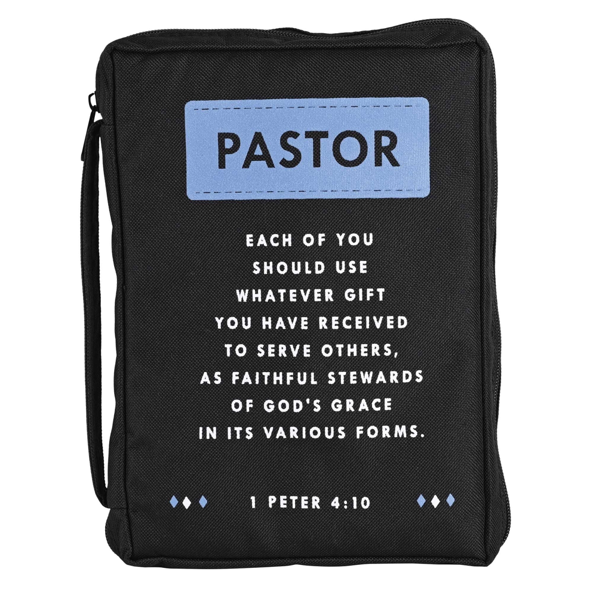 BCK-L1020 Bible Case Pastor Faithful Steward Lg