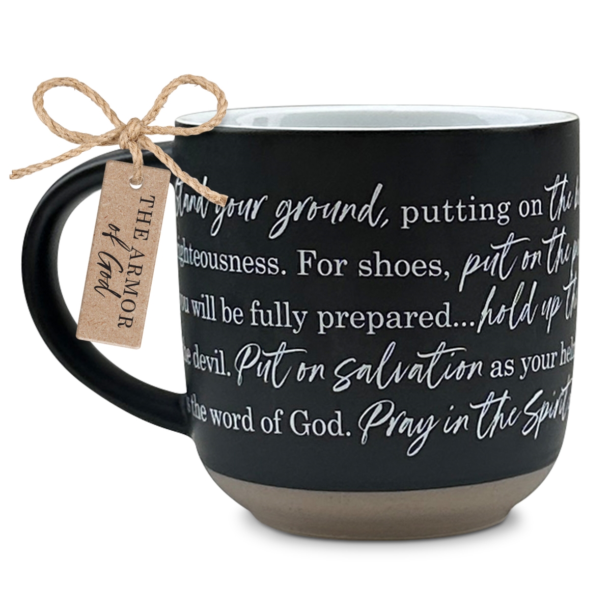 Picture of LCP 18528 Mug Armor Of God Eph. 6:14-18 Black