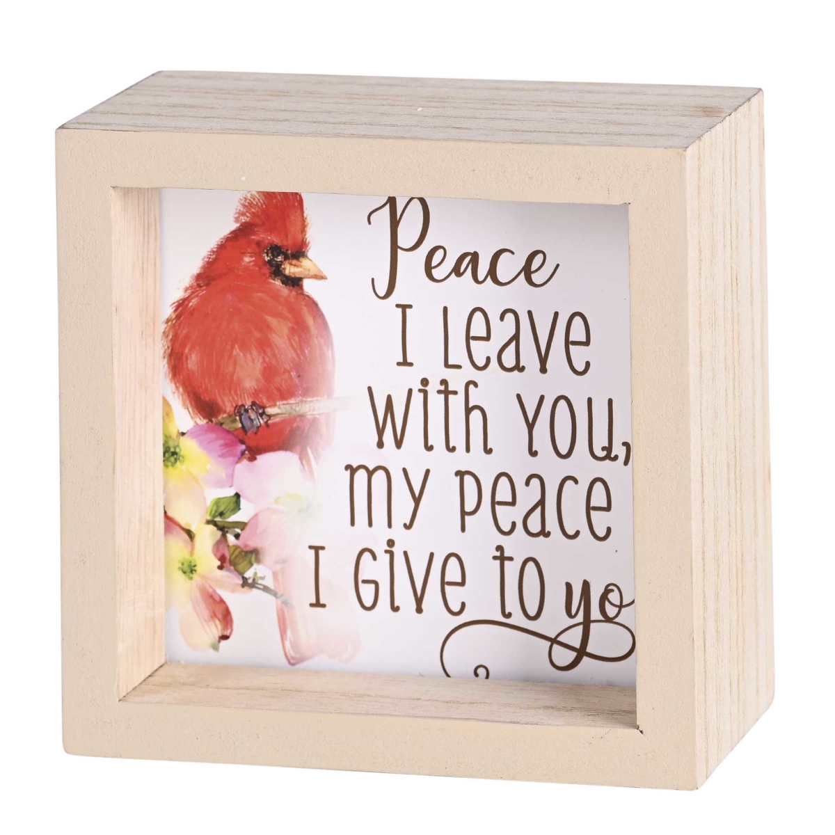 TTP4-2 Tabletop 2 Sided Peace I Leave With You