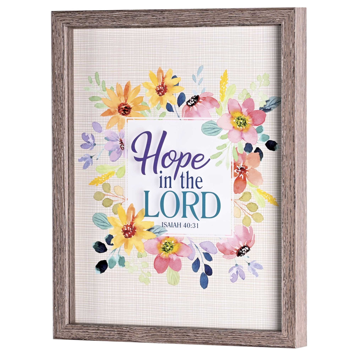FRMWDWG-1114-91 Framed Wall Art Hope In The Isa. 40:31