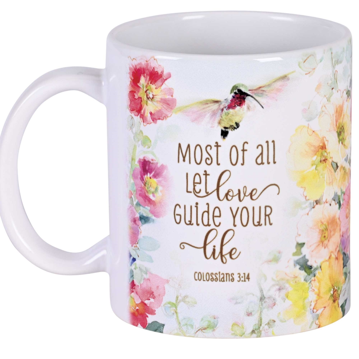 Picture of Dicksons MUG-1215 Mug Birds Most Of All Let Love Guide You
