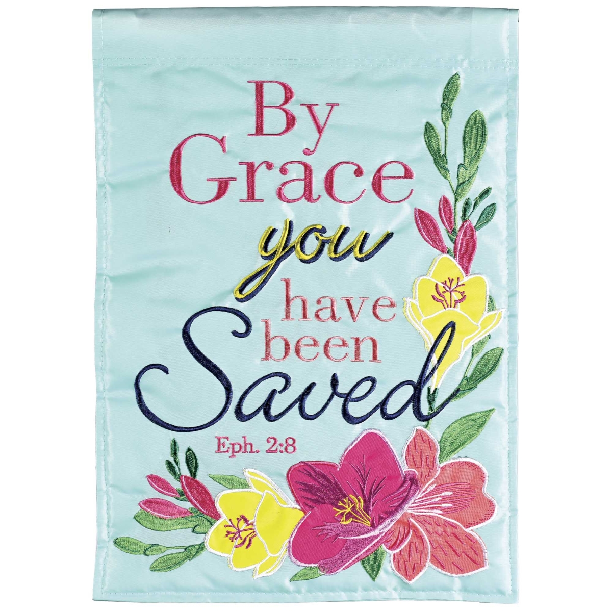 FLAG-2156 Flag By Grace You Have Been Saved 13x18