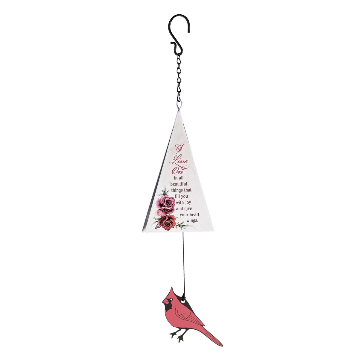 WCA-401 Windchime Iron Sail Cardinal I Live On