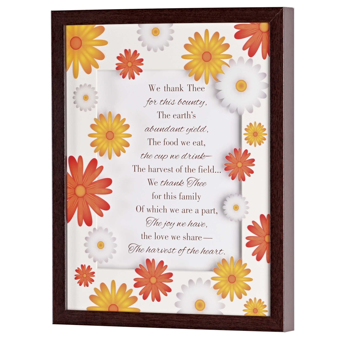 FRMWDWAL-1114-48 Framed Wall Art We Thank Thee 11x14