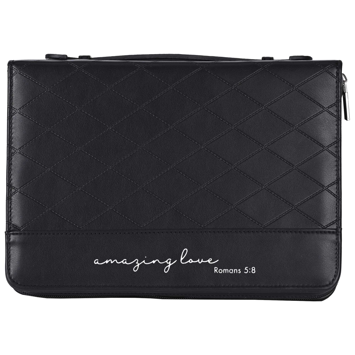 27772L Bible Case Quilted Amazing Love Black L
