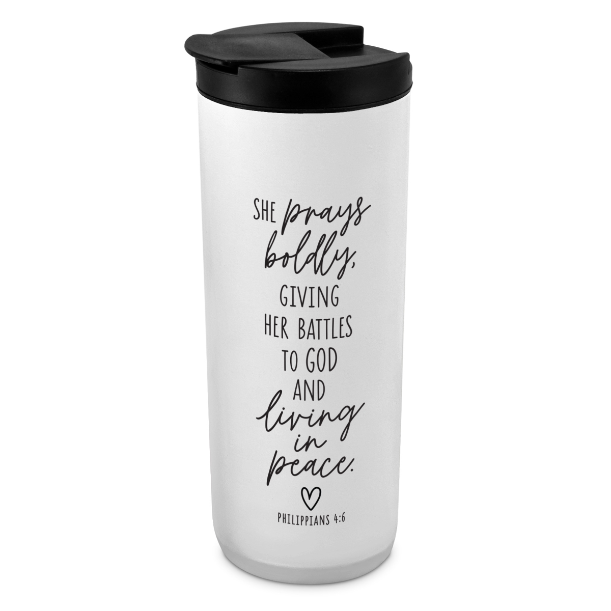 Picture of LCP 37005 Tumbler 20 Oz She Prays Boldly Phil. 4:6