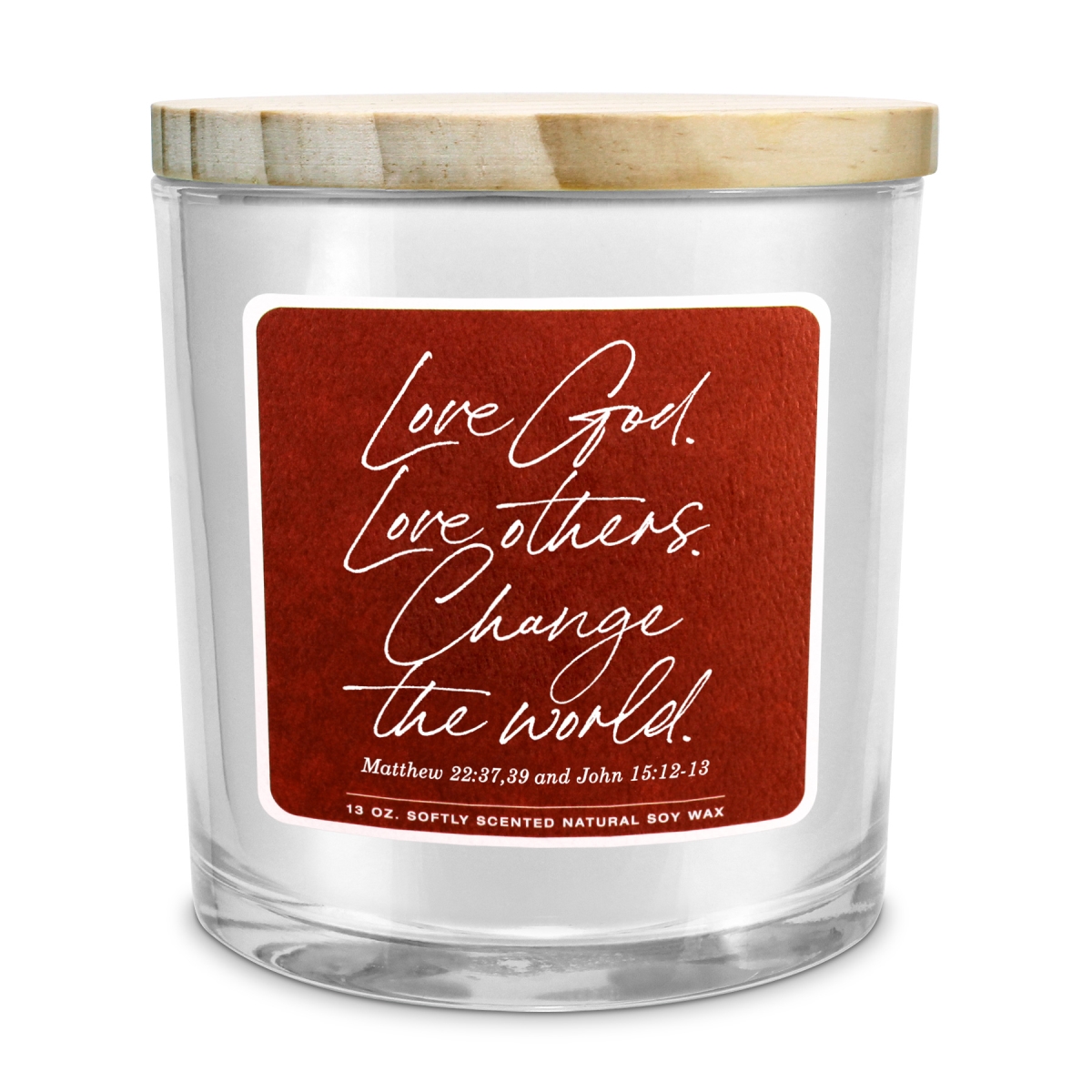 35032 Soy Candle Love God Love Others 13Oz