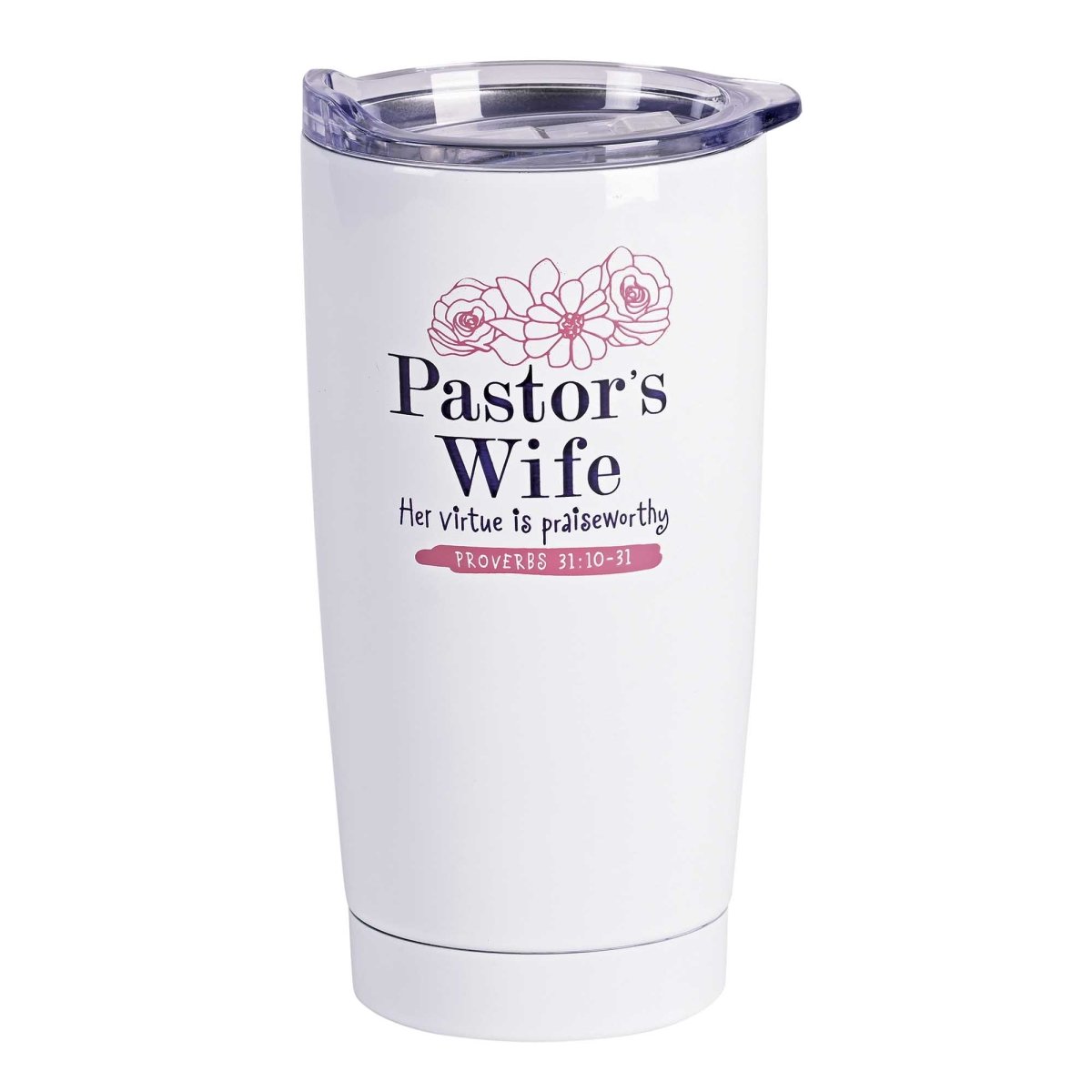 Picture of Dicksons SSTUMW-170 Tumbler Pastors Wife White 20 Oz