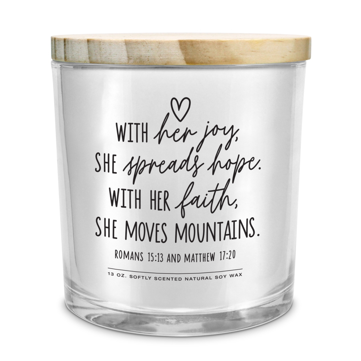 35029 Soy Candle With Her Joy She Spreads 13Oz