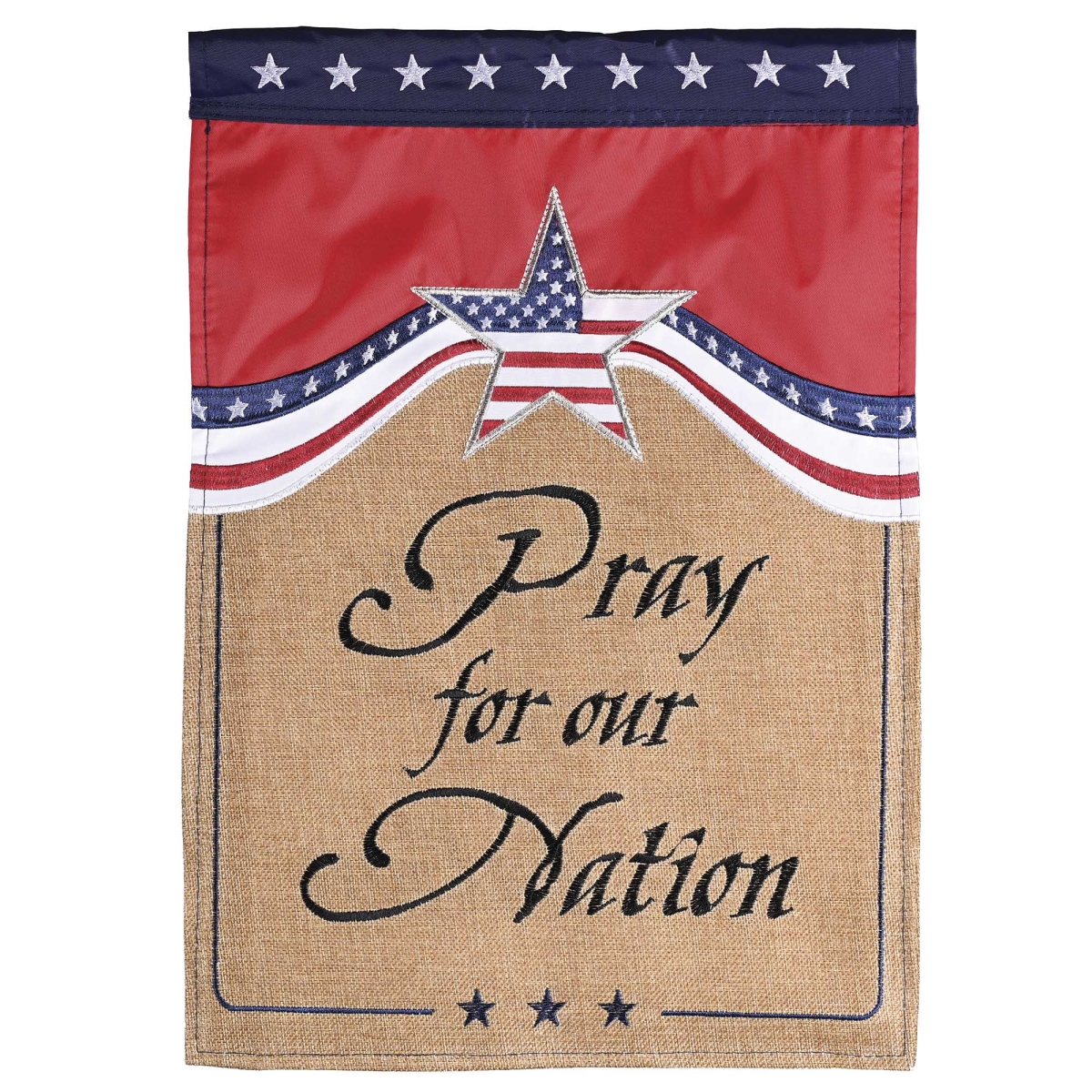 FLAG-2150 Flag Pray For Our Nation 13x18