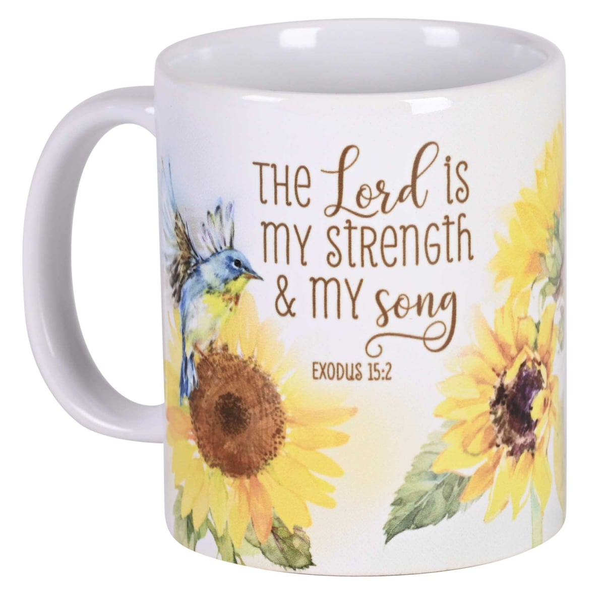Picture of Dicksons MUG-1214 Mug Birds The Lord Is My Strength 11 Oz
