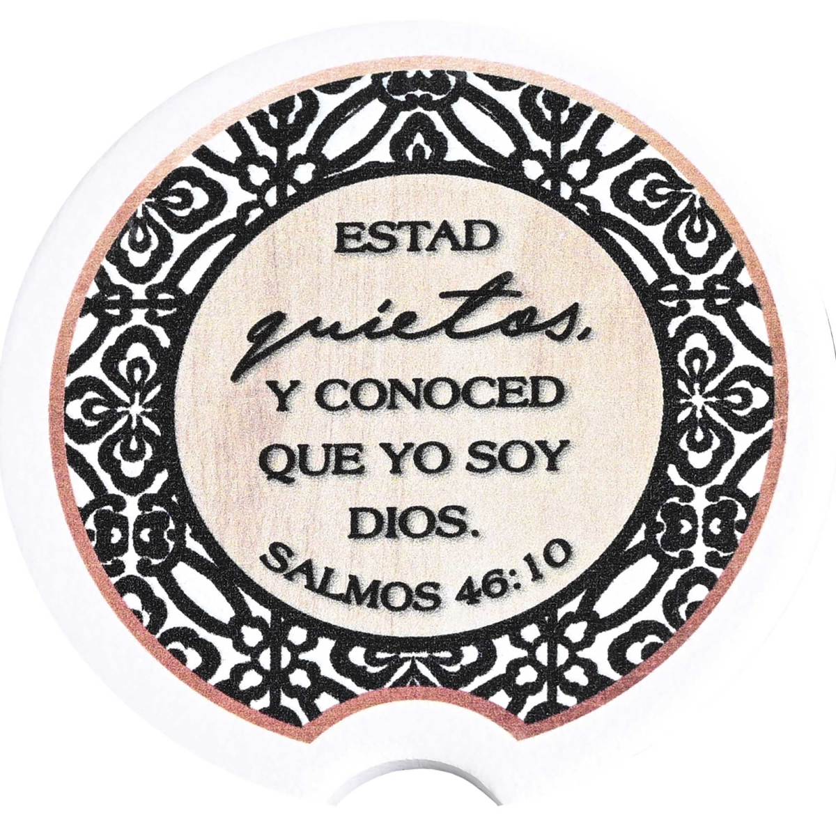 CC-47 Car Coasters Estad Quietos Salmos 46:10