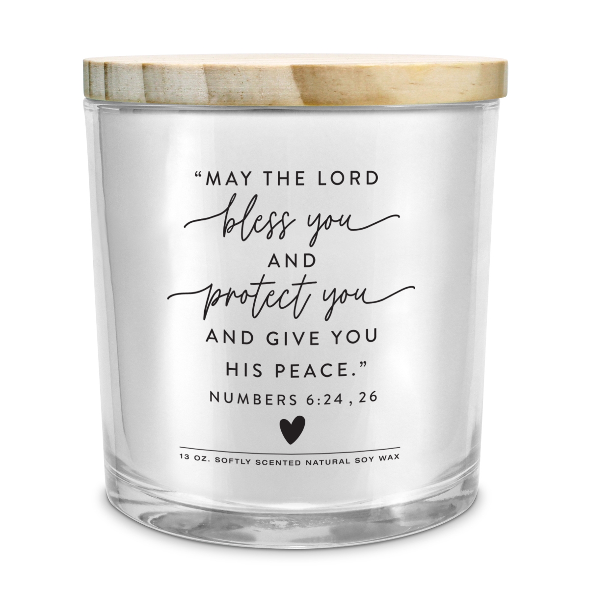 35038 Soy Candle May The Lord Bless You 13Oz