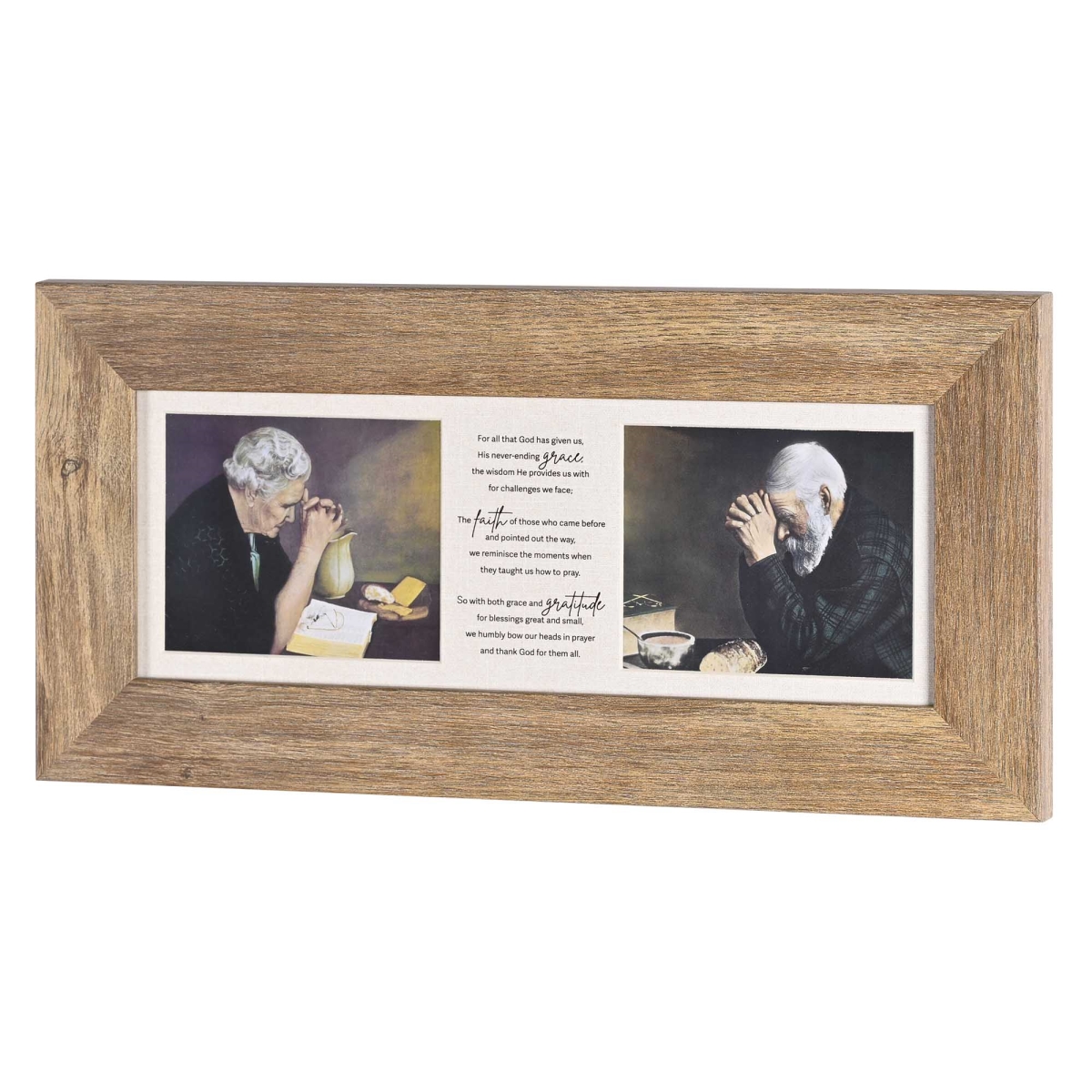 Picture of Dicksons 62BW-166-858 Framed Wall Art Grace Gratitude Prayer