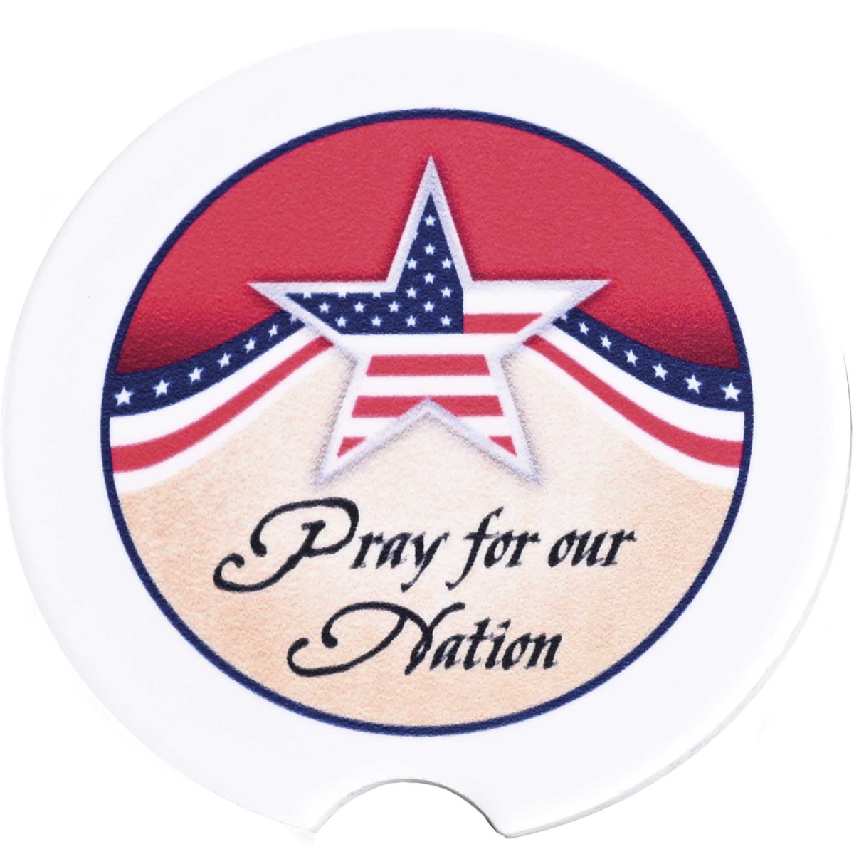 CC-45 Car Coasters Pray For Our Nation 2 Pk