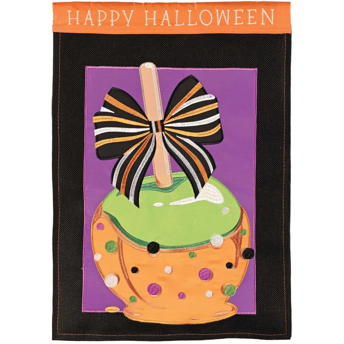 M001897 Flag Candy Apple Happy Halloween 29x42
