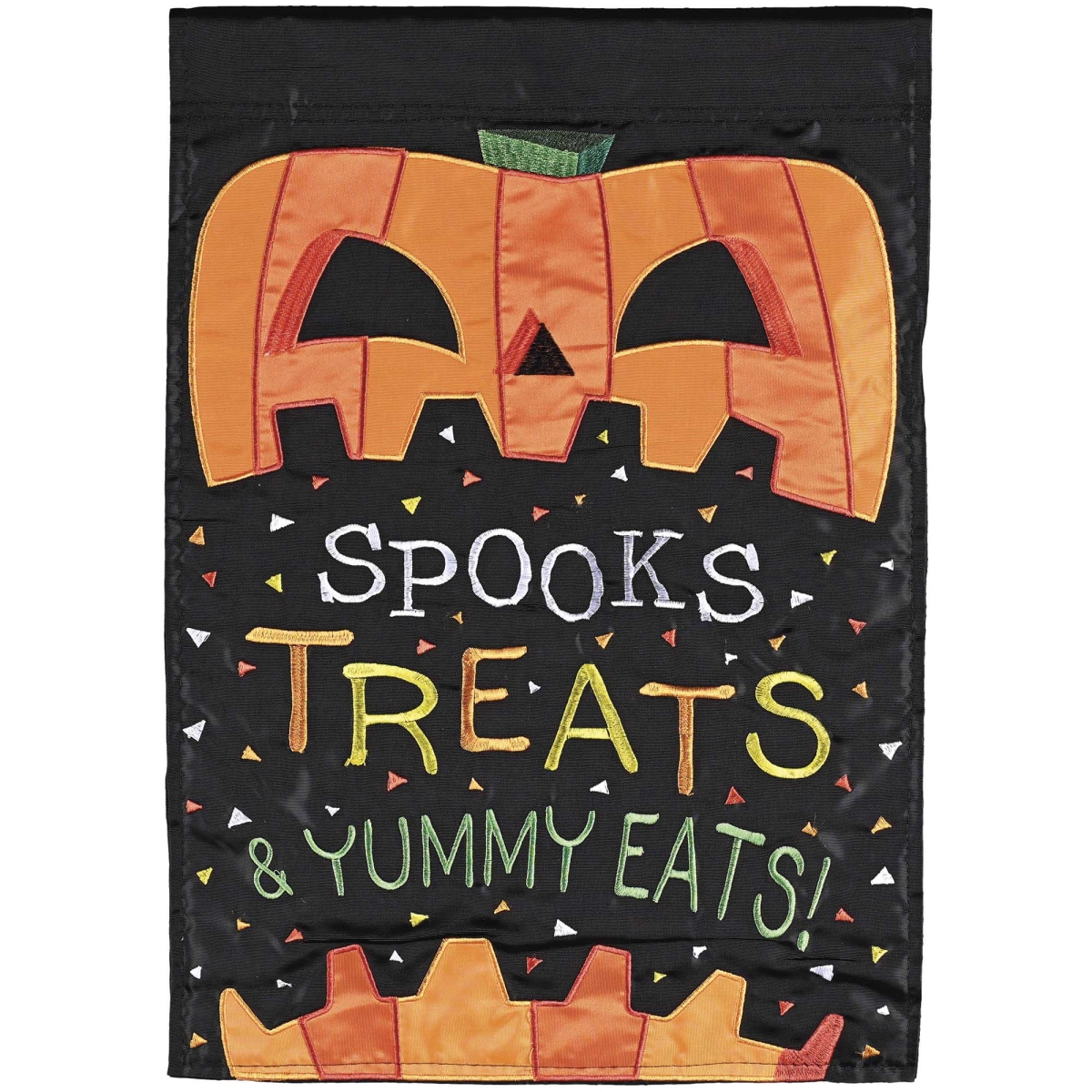M011975 Flag Spooky Treats Yummy Eats 13x18