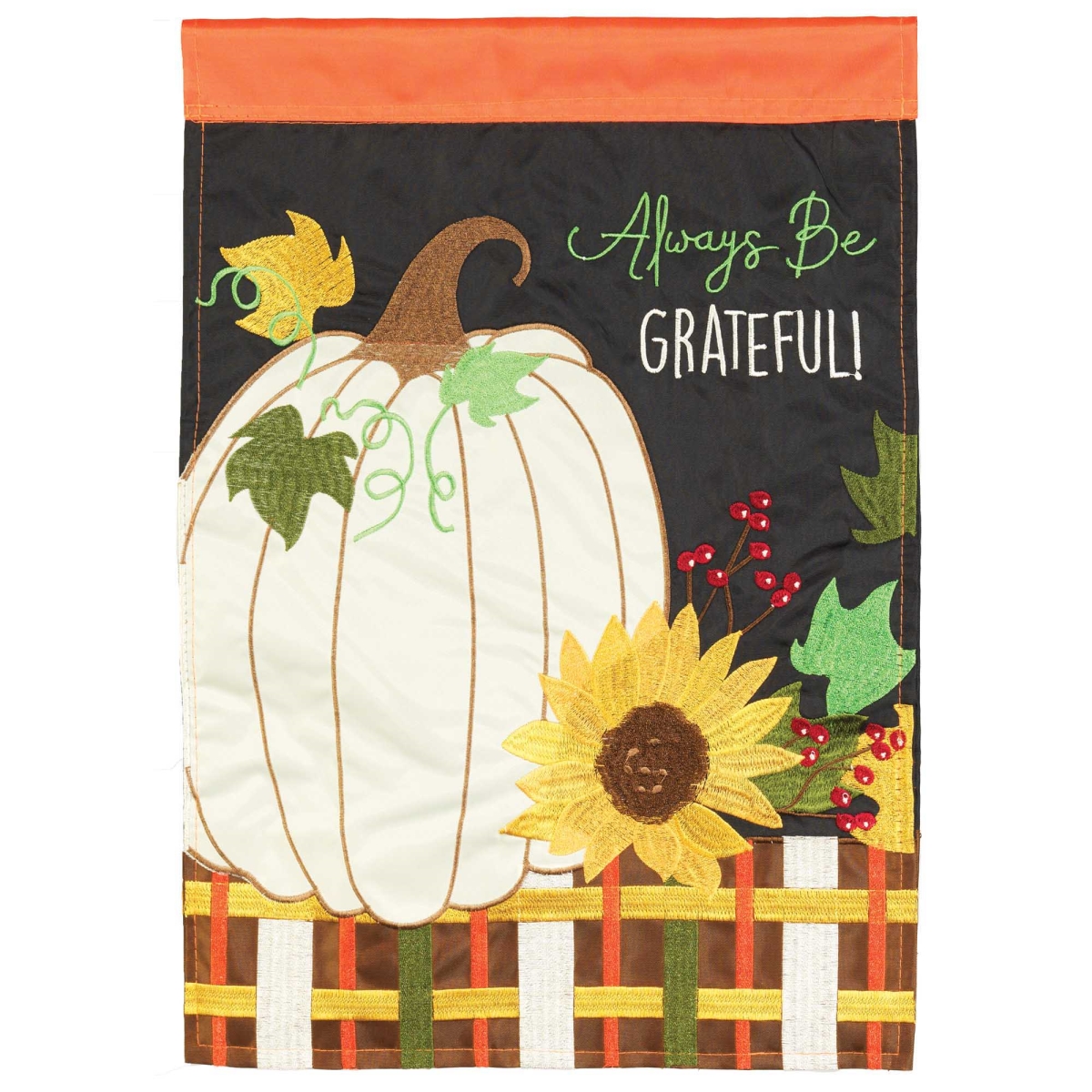M001858 Flag Pumpkin Always Be Grateful 29x42