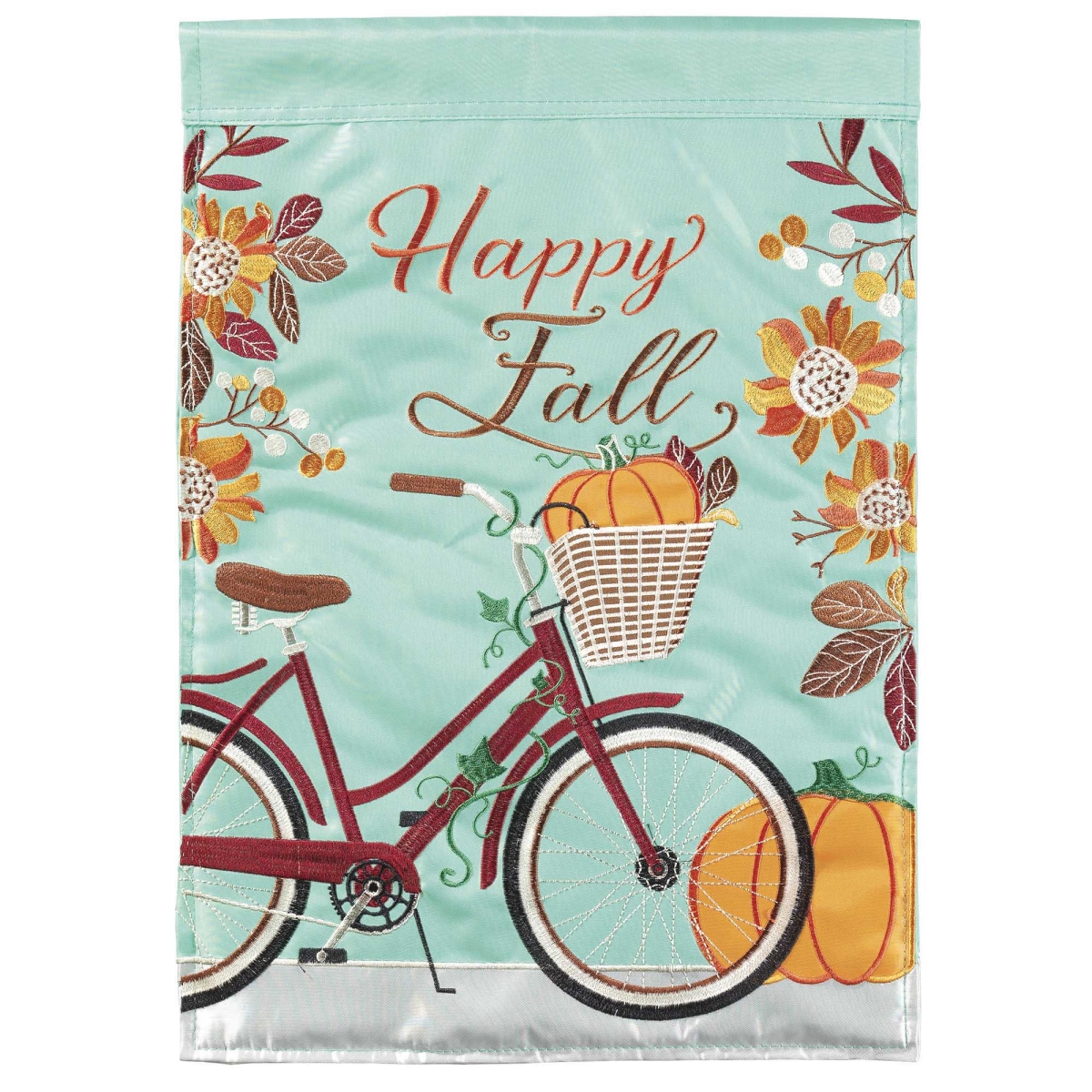 M001434 Flag Happy Fall Bicycle 29x42