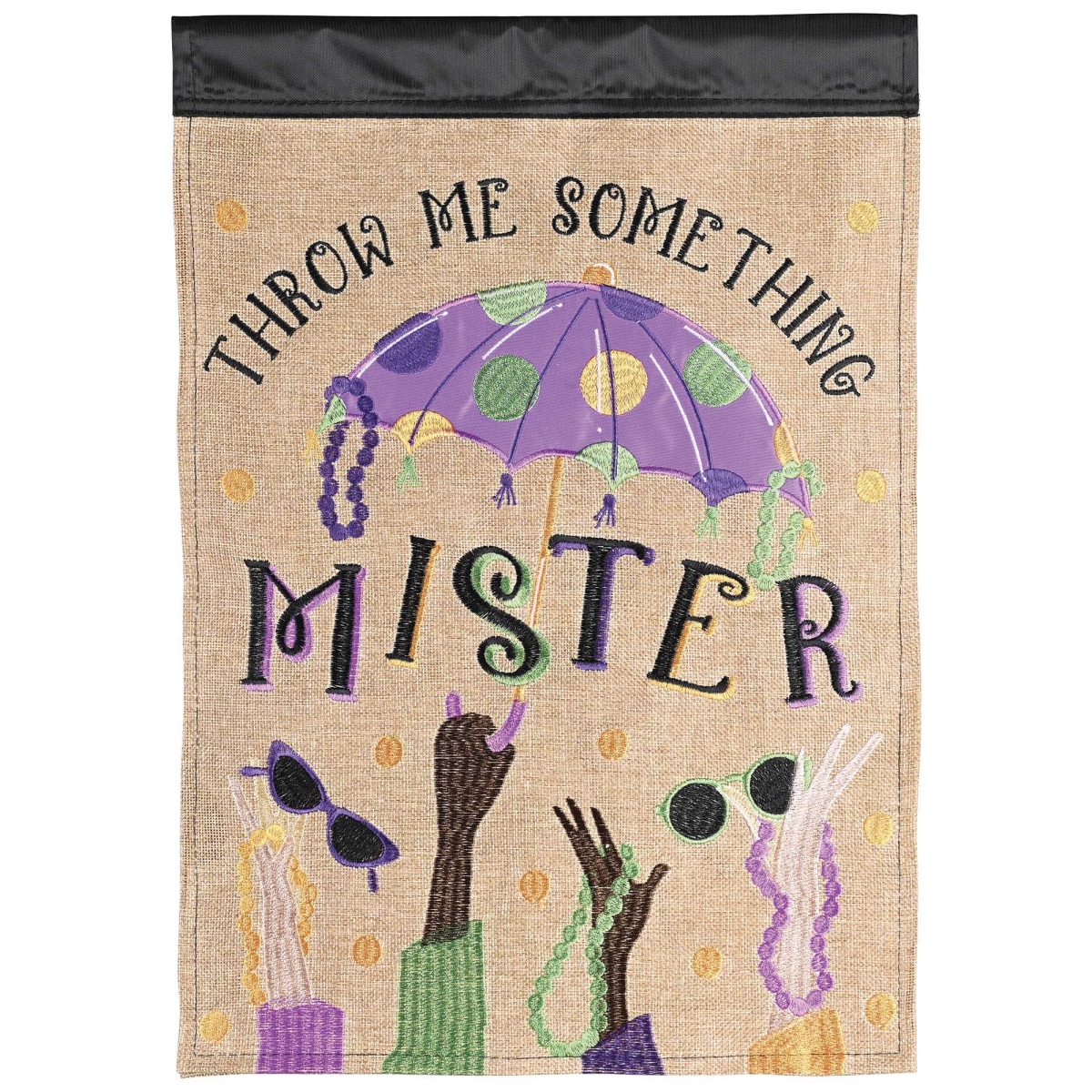 M001996 Flag Throw Me Something Mister 29x42