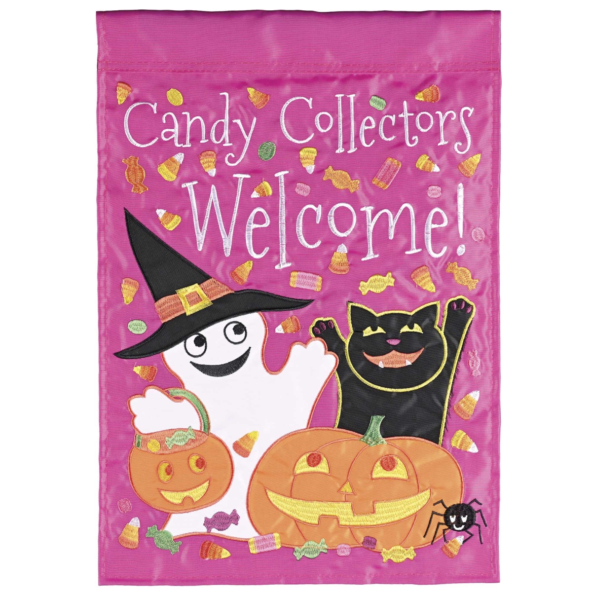 M011977 Flag Candy Collectors Welcome Here 13x18