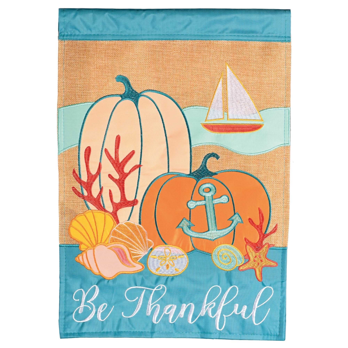 M001885 Flag Coastal Be Thankful 29x42
