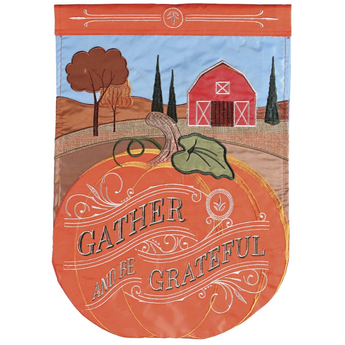 M001970 Flag Gather And Be Grateful 29x42