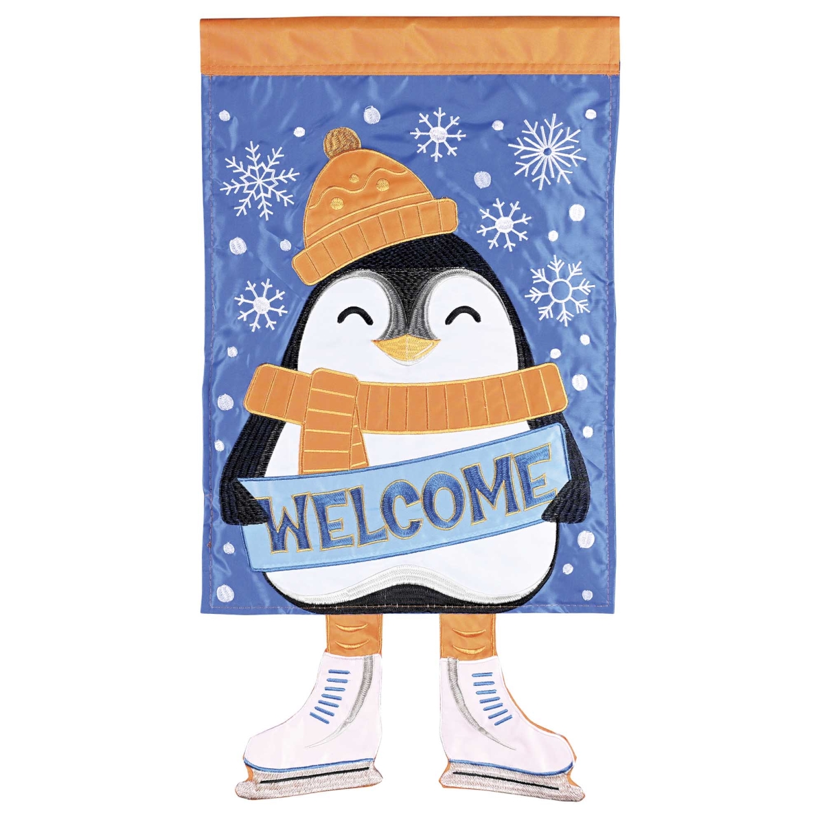 M012013 Crazy Leg Welcome Penguin